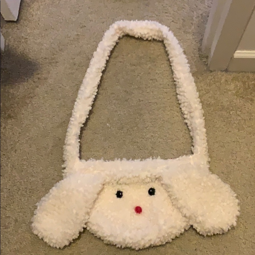 Fluffy sheep soft crossbody bag🐑 cute❤️